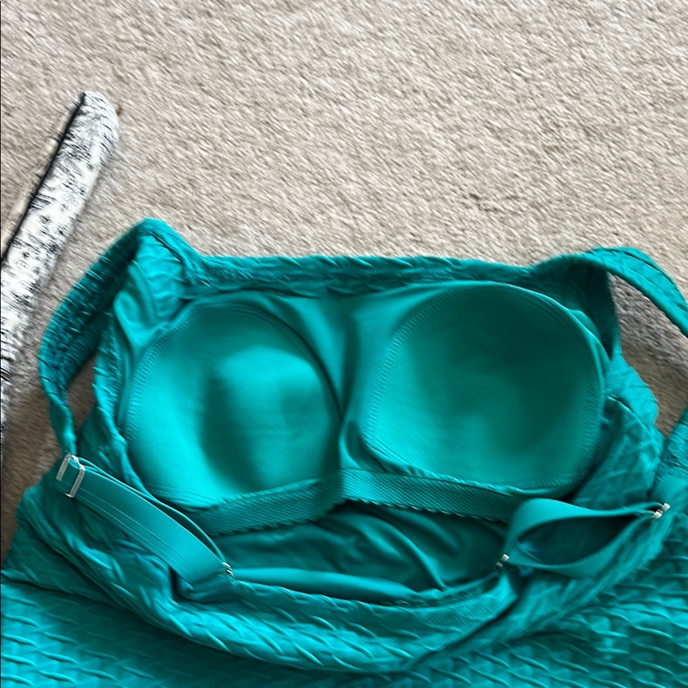 Teal Land End swimsuit - Picture 3 of 4